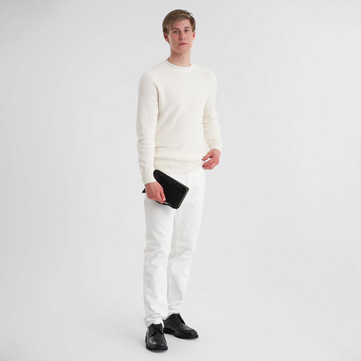 Портмоне Dr.Koffer из натуральной кожи черное