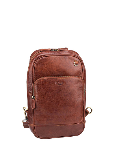 Рюкзак Dr.Koffer из натуральной кожи светло-коричневый
