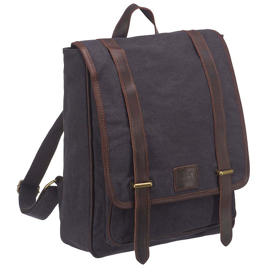 Рюкзак Dr.Koffer из натуральной кожи серый