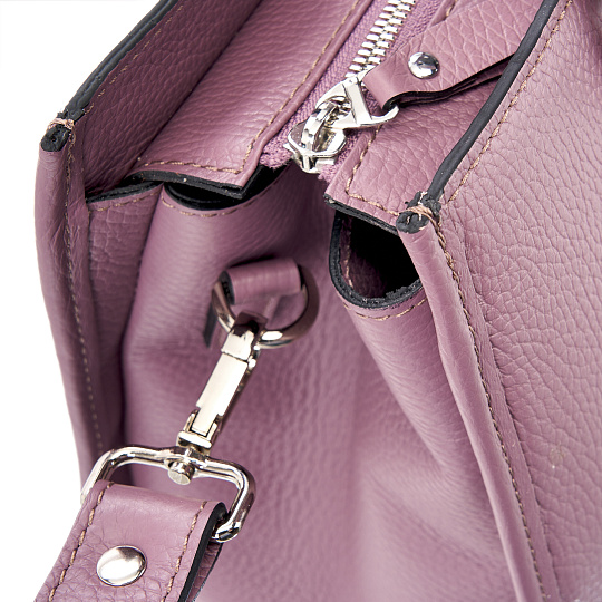 Женская сумка Dr. Koffer из натуральной кожи цвета фуксия