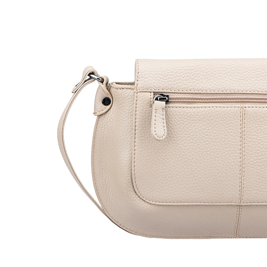 Женская сумка Dr.Koffer из натуральной кожи бежевая