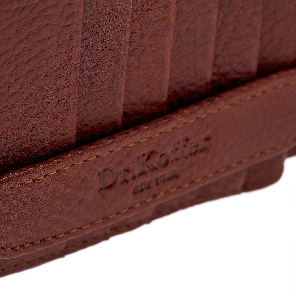 Портмоне Dr.Koffer из натуральной кожи светло-коричневое