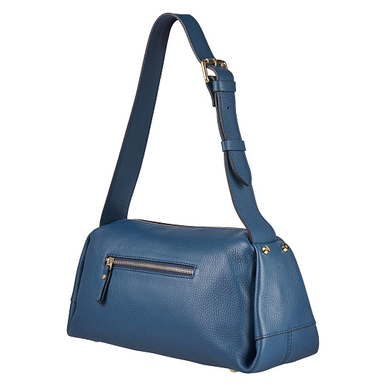 Женская сумка Dr. Koffer из натуральной кожи синяя
