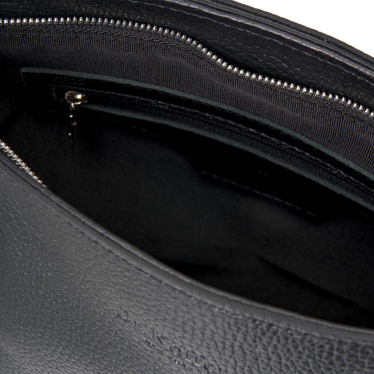 Женская сумка Dr. Koffer из натуральной кожи черная