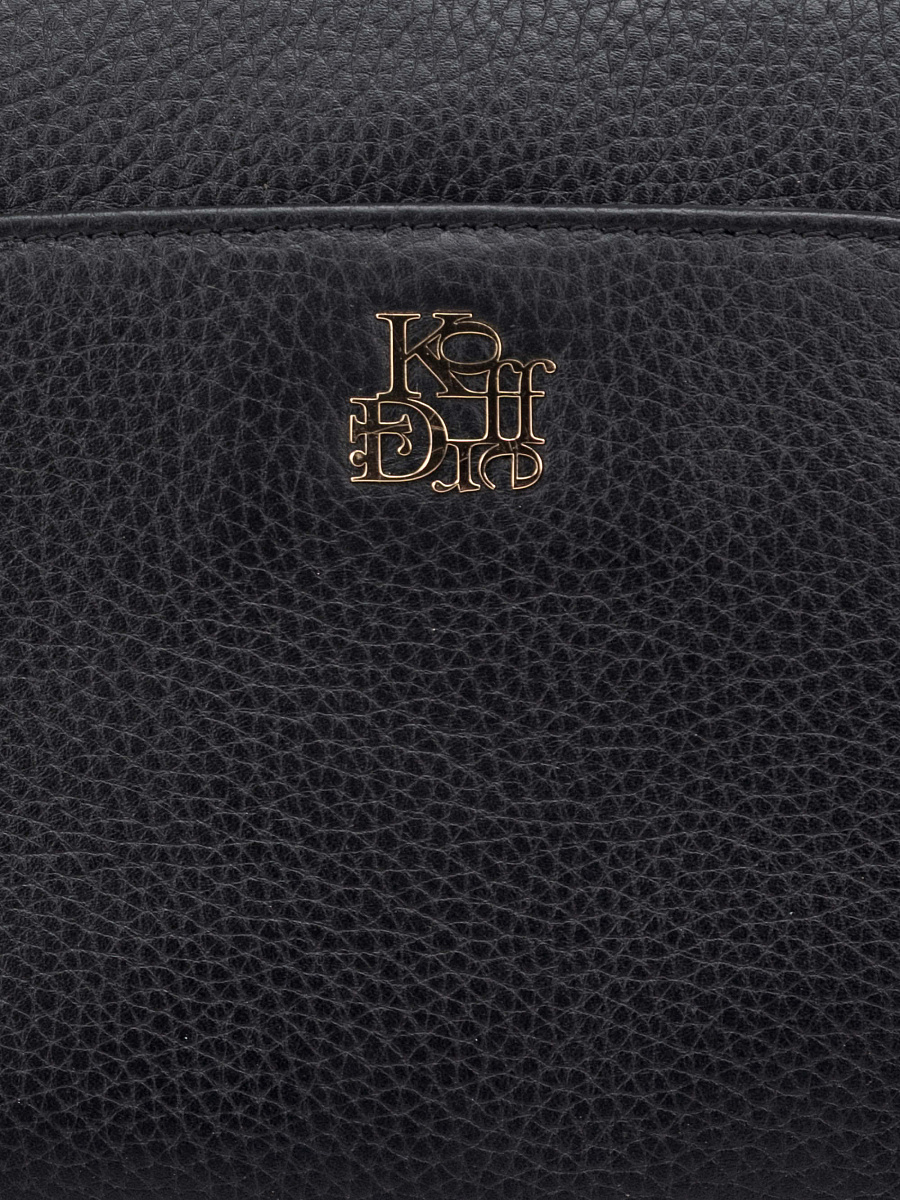 Женская сумка Dr. Koffer из натуральной кожи черная