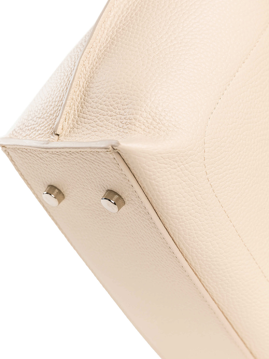 Женская сумка Dr. Koffer из натуральной кожи белая