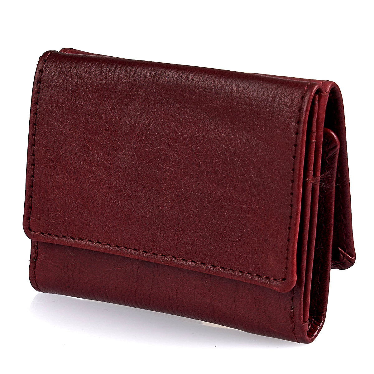 Портмоне Dr.Koffer из натуральной кожи бордовый