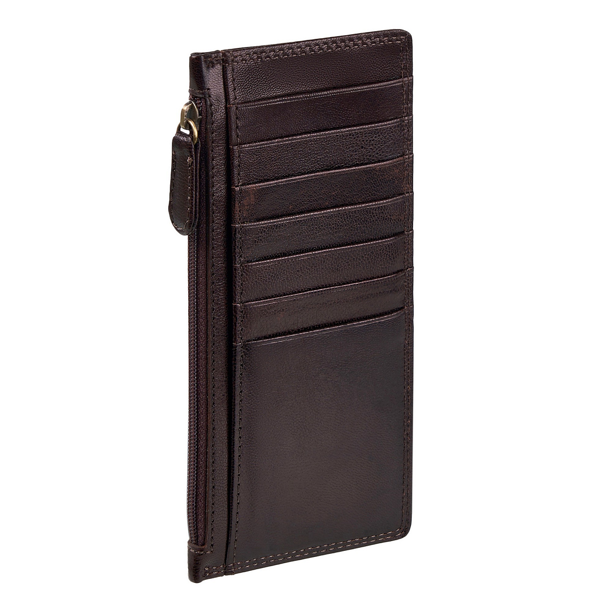 Кредитница Dr.Koffer из натуральной кожи коричневая