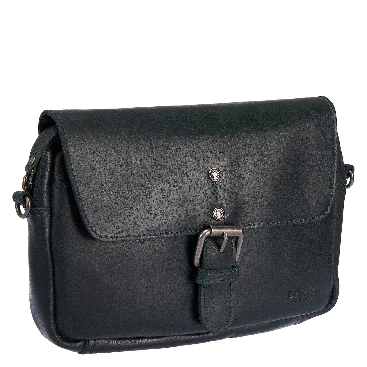 Женская сумка Dr.Koffer из натуральной кожи зеленая