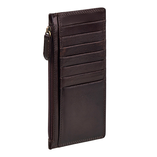 Кредитница Dr.Koffer из натуральной кожи коричневая