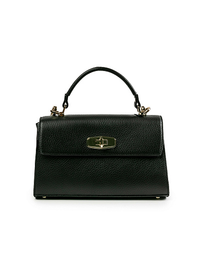 Женская сумка Dr.Koffer из натуральной кожи черная