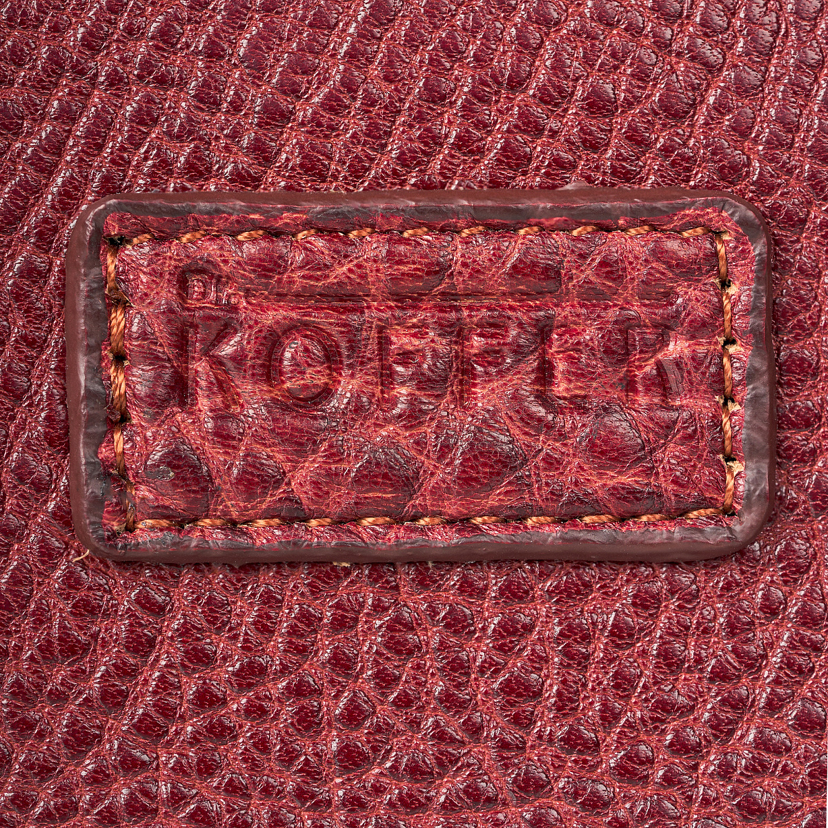 Несессер Dr.Koffer из натуральной кожи коричневый