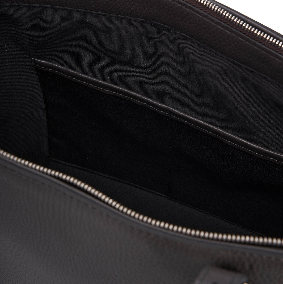 Женская сумка Dr. Koffer из натуральной кожи серая