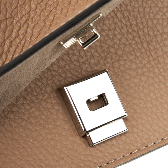 Женская сумка Dr. Koffer из натуральной кожи коричневая