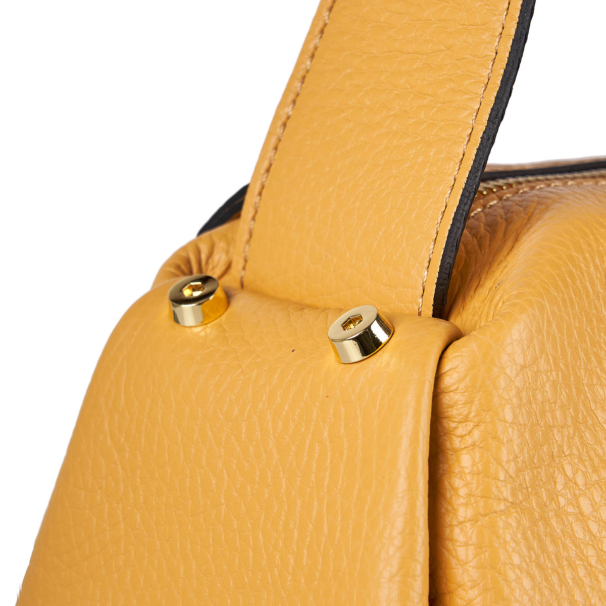 Женская сумка Dr. Koffer из натуральной кожи оранжевая