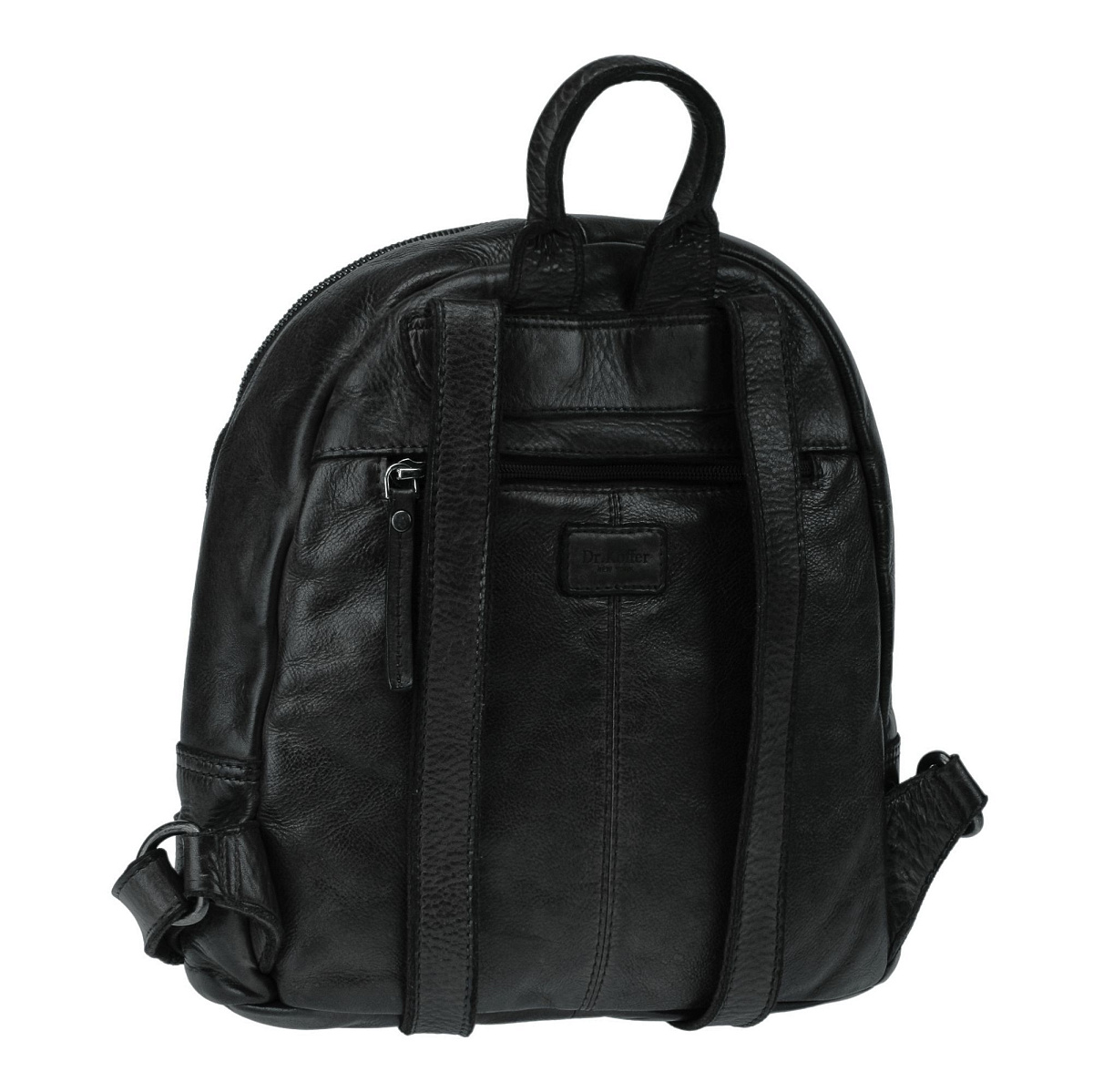 Рюкзак Dr.Koffer из натуральной кожи черный