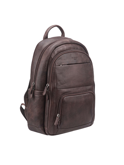 Рюкзак Dr. Koffer из натуральной кожи коричневый