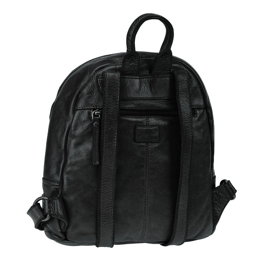 Рюкзак Dr.Koffer из натуральной кожи черный