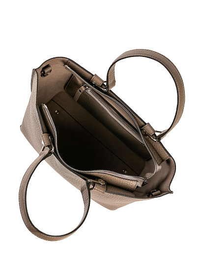 Женская сумка Dr. Koffer из натуральной кожи коричневая