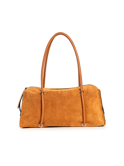 Женская сумка Dr. Koffer из натуральной кожи коричневая