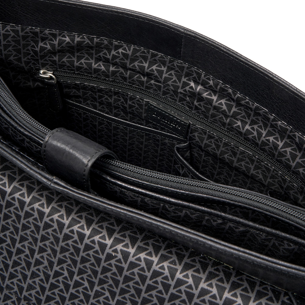 Портфель Dr.Koffer из натуральной кожи черный