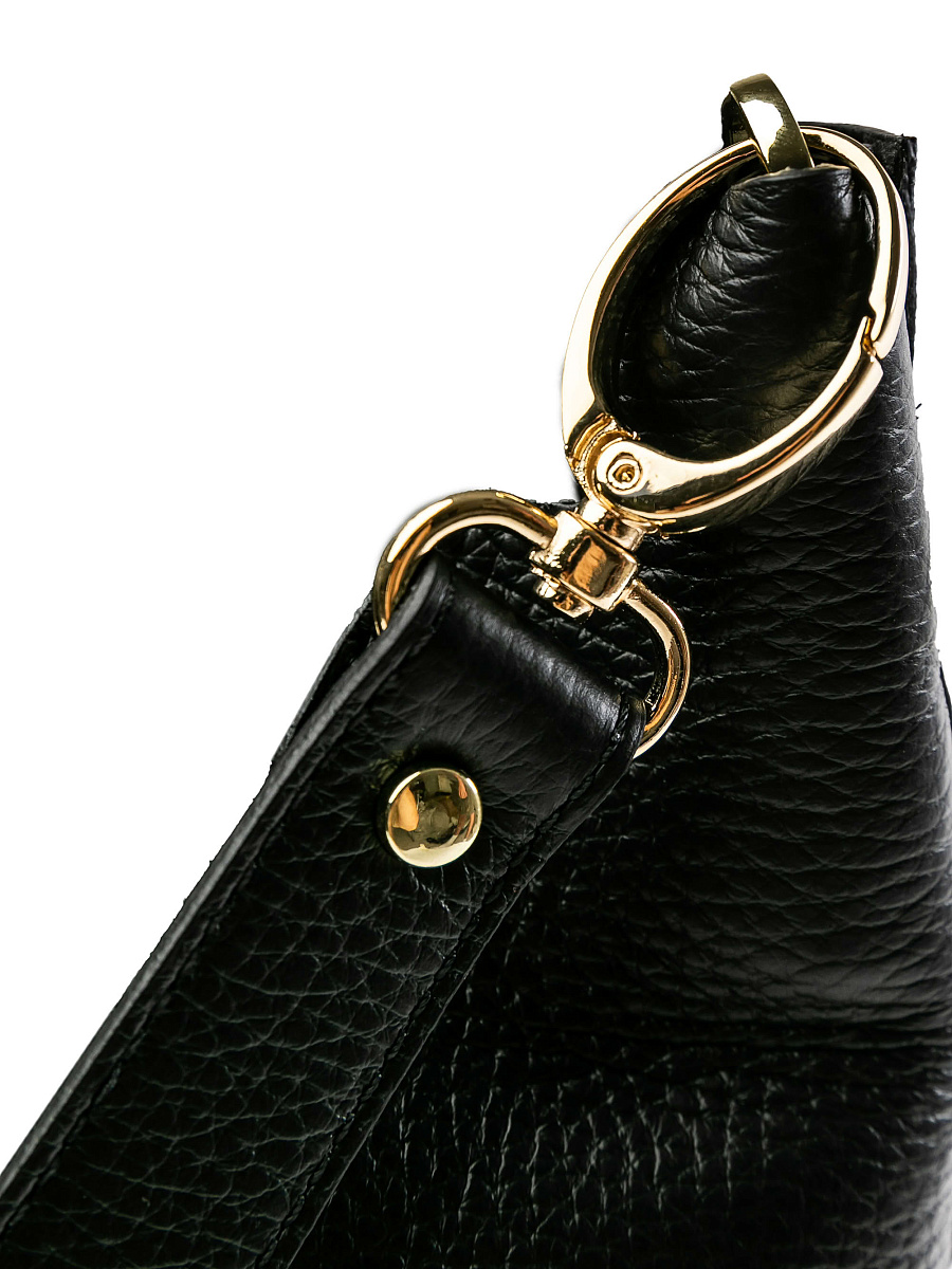 Женская сумка Dr.Koffer из натуральной кожи черная