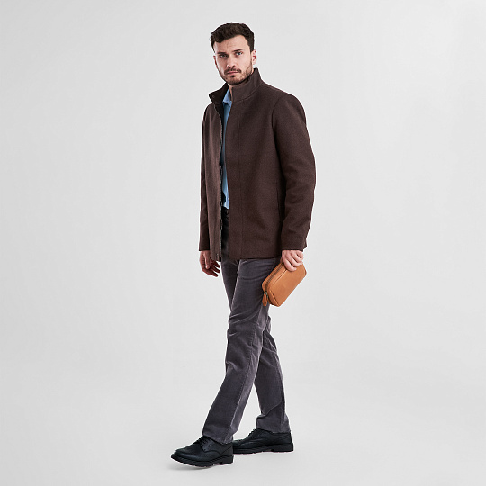 Несессер Dr.Koffer из натуральной кожи коричневый