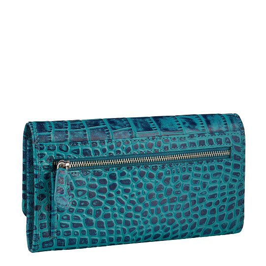 Портмоне Dr.Koffer из натуральной кожи синее