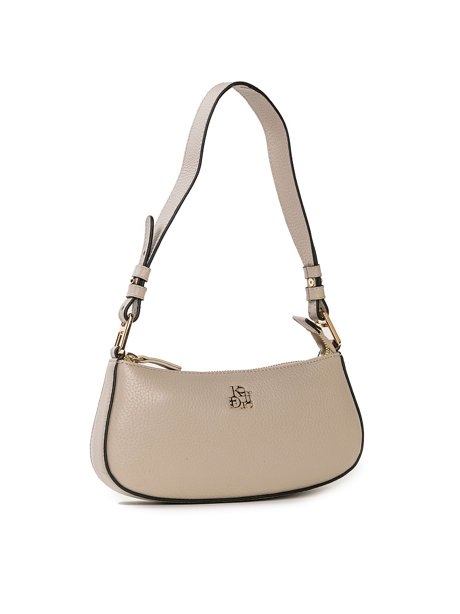 Женская сумка Dr. Koffer из натуральной кожи бежевая