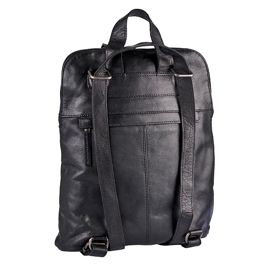 Рюкзак Dr.Koffer из натуральной кожи черный