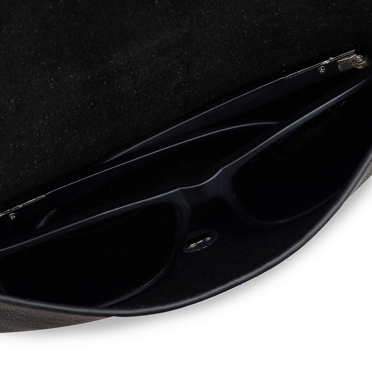 Очечник Dr.Koffer из натуральной кожи чёрный