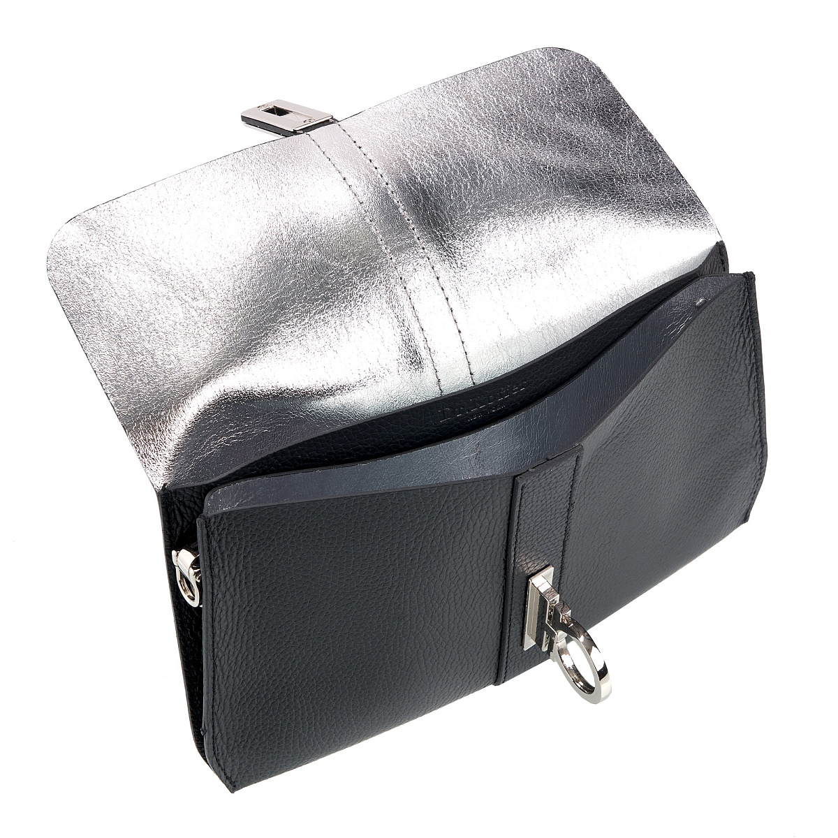 Женская сумка Dr. Koffer из натуральной кожи черная