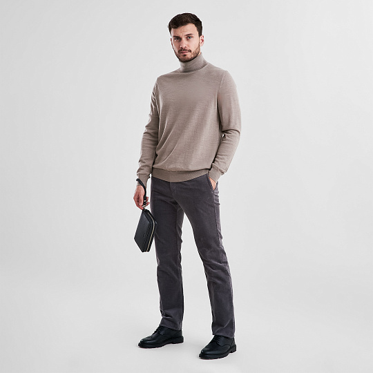 Сумка барсетка из натуральной кожи Dr. Koffer черная