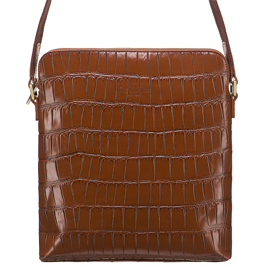 Сумка через плечо Dr.Koffer из натуральной кожи коричневая