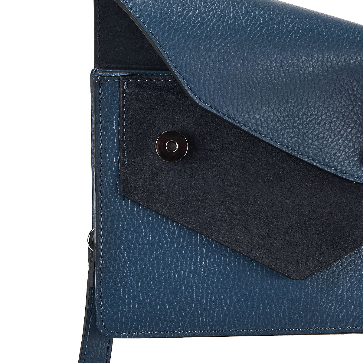 Женская сумка Dr. Koffer из натуральной кожи синяя