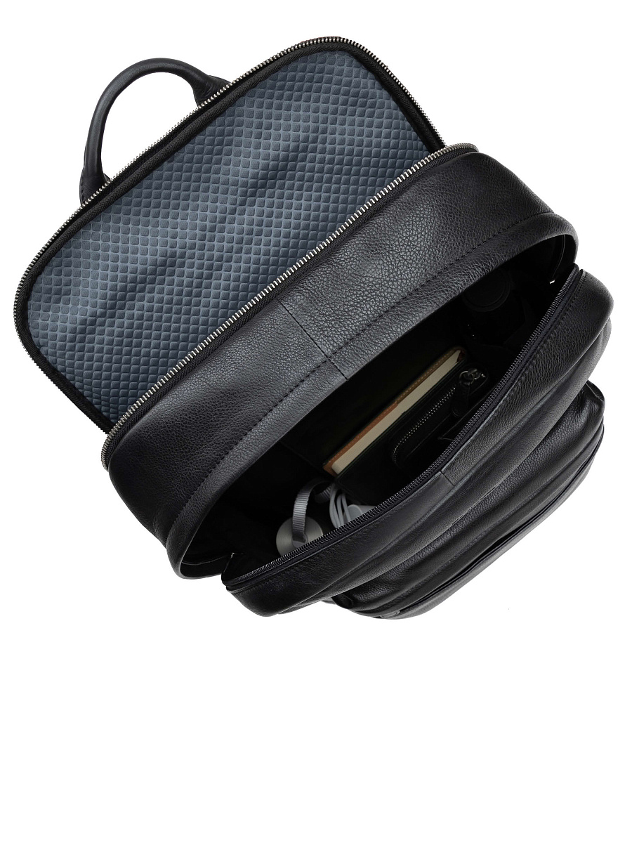 Рюкзак Dr. Koffer из натуральной кожи черный