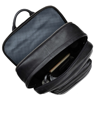 Рюкзак Dr. Koffer из натуральной кожи черный