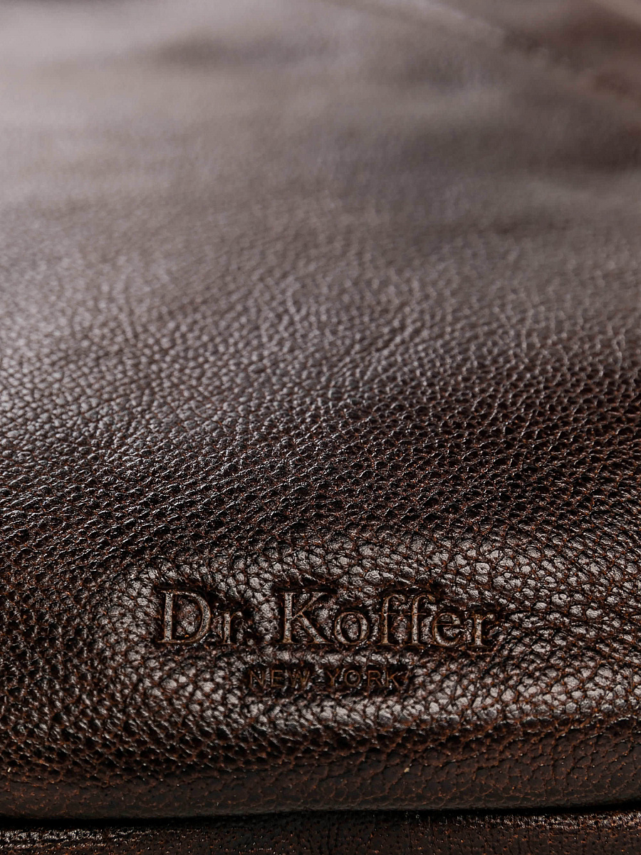 Рюкзак Dr.Koffer из натуральной кожи коричневый