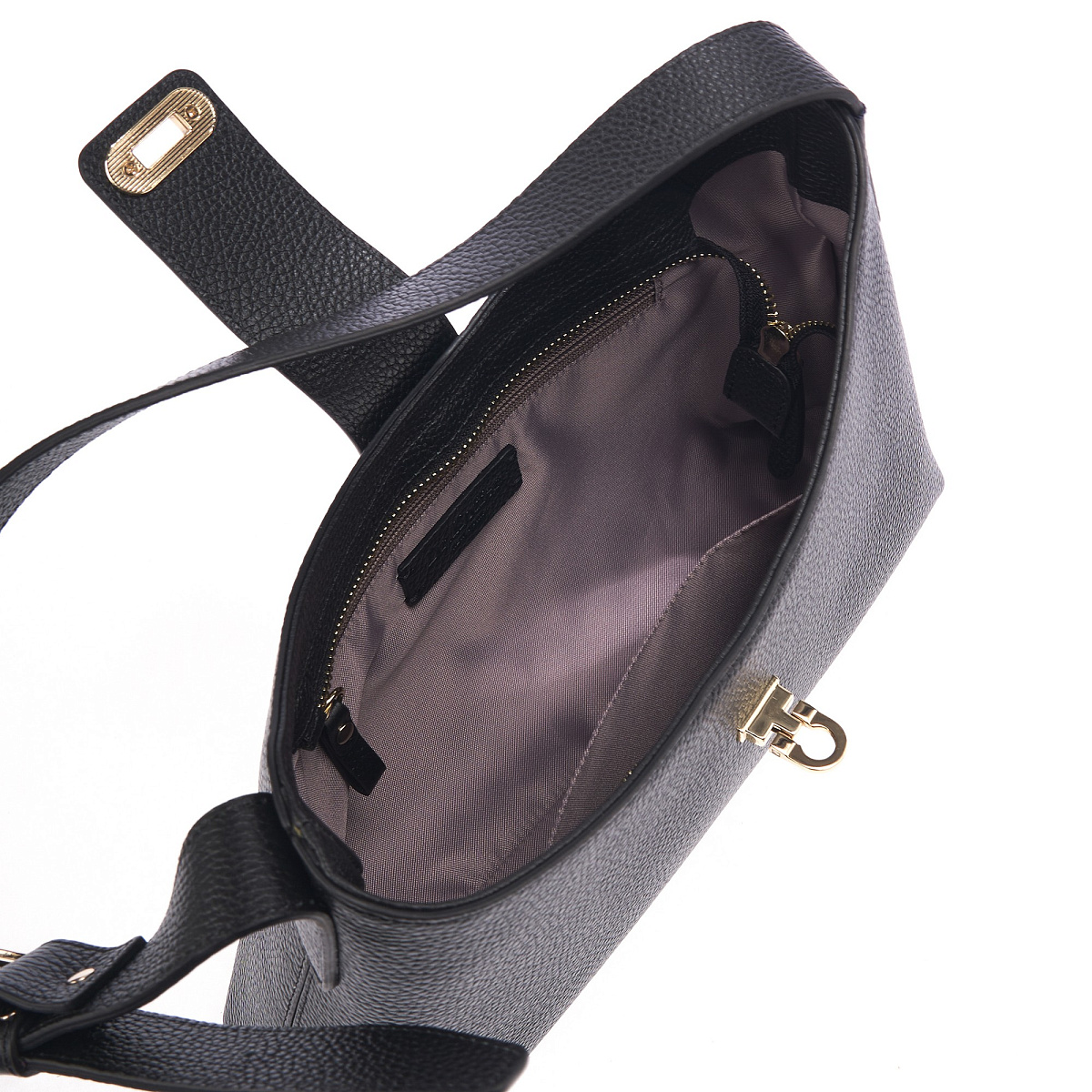 Женская сумка Dr. Koffer из натуральной кожи черная