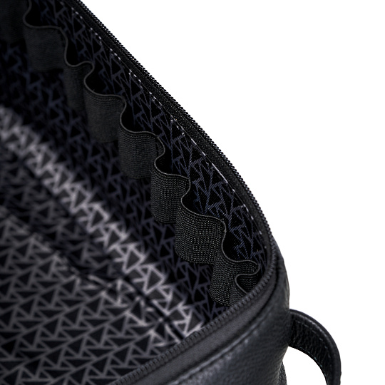 Несессер Dr. Koffer из натуральной кожи черный