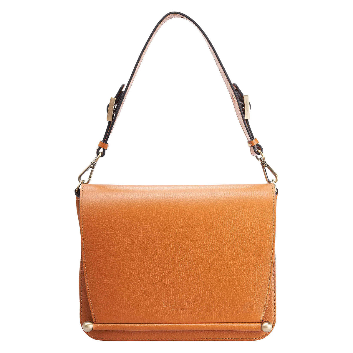 Женская сумка Dr. Koffer из натуральной кожи оранжевая