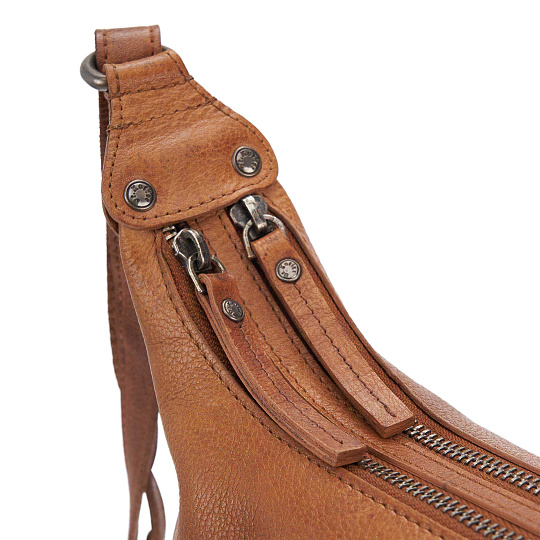 Женская сумка Dr.Koffer из натуральной кожи светло-коричневая