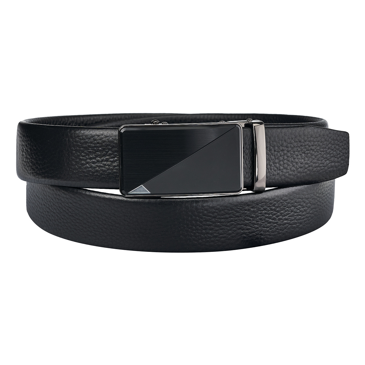 Ремень Dr. Koffer из натуральной кожи черный