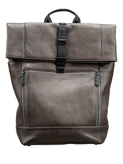 Рюкзак Dr. Koffer из натуральной кожи серый