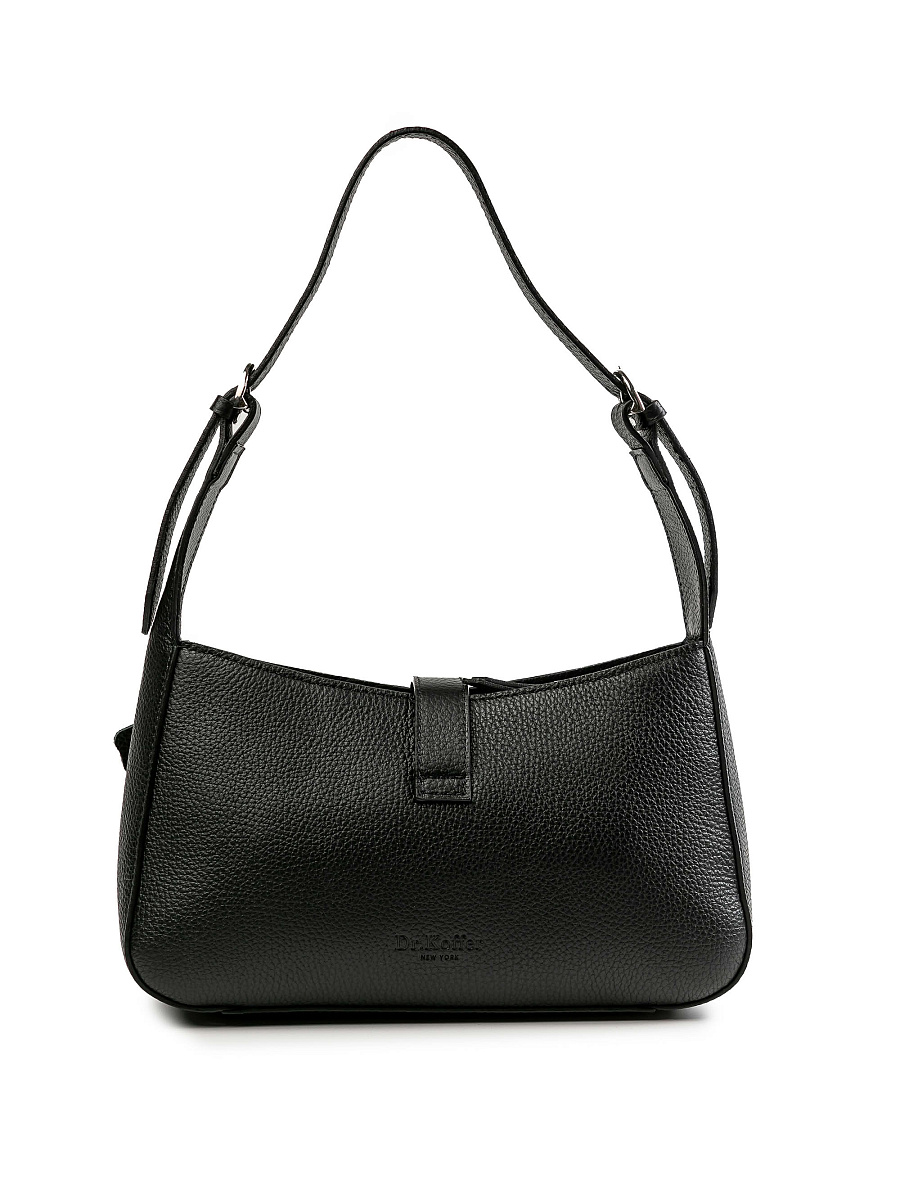 Женская сумка Dr.Koffer из натуральной кожи черная