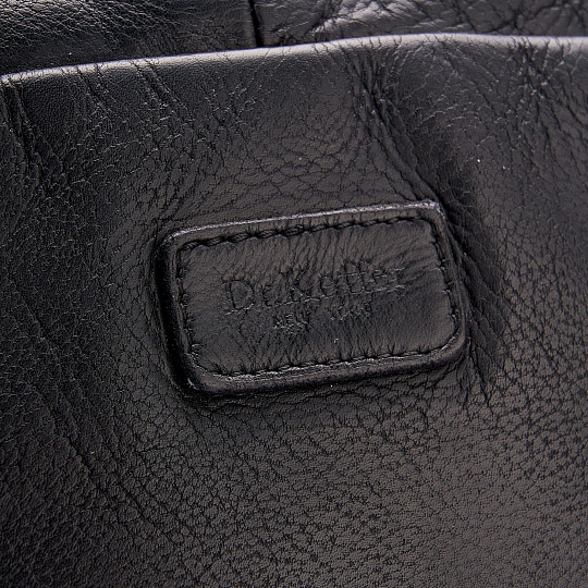 Рюкзак Dr.Koffer из натуральной кожи черный