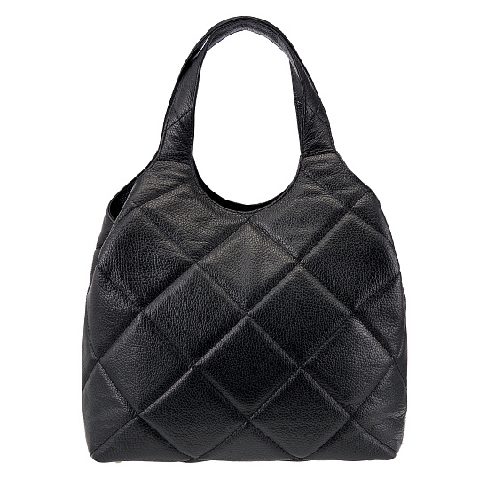 Женская сумка Dr. Koffer из натуральной кожи черная