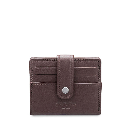 Кредитница Dr.Koffer из натуральной кожи коричневая