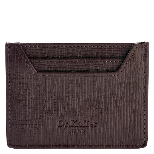 Кредитница Dr.Koffer из натуральной кожи коричневая