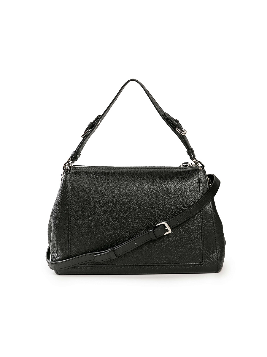 Женская сумка Dr. Koffer из натуральной кожи черная